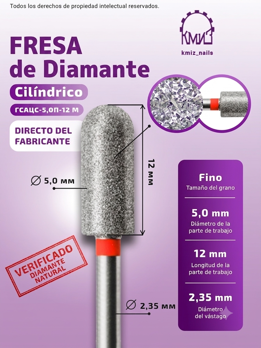 Cilindro rojo 5,0-12