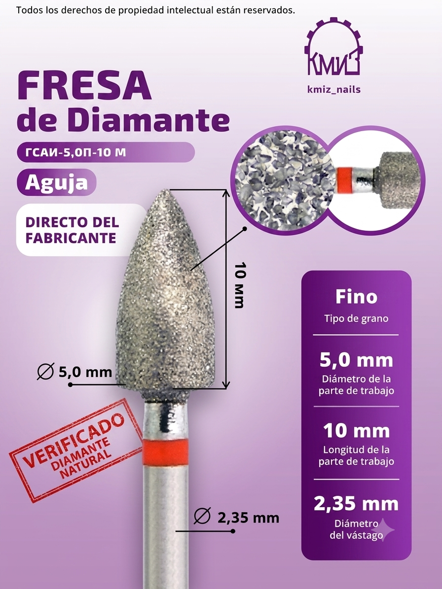 Aguja rojo 5-10