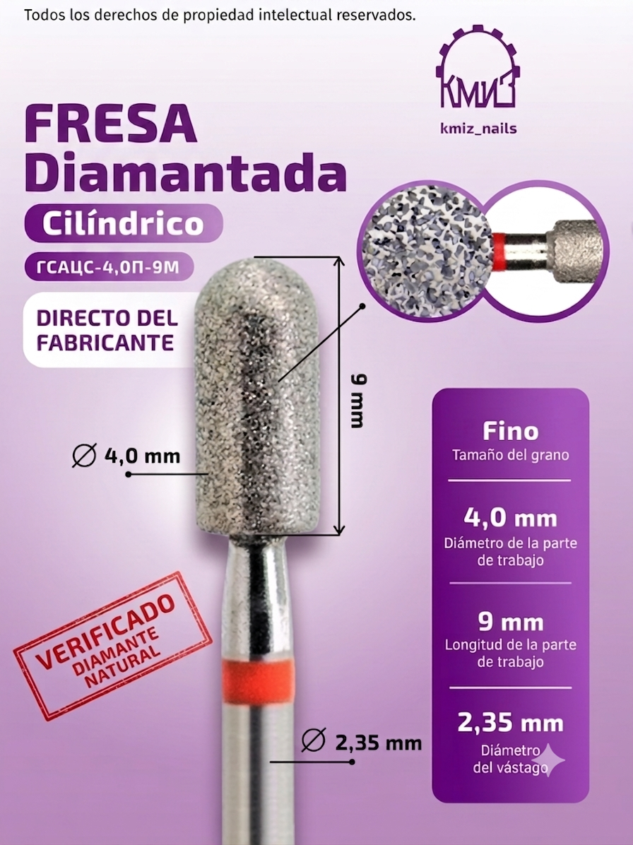 Cilindro rojo 4,0-9