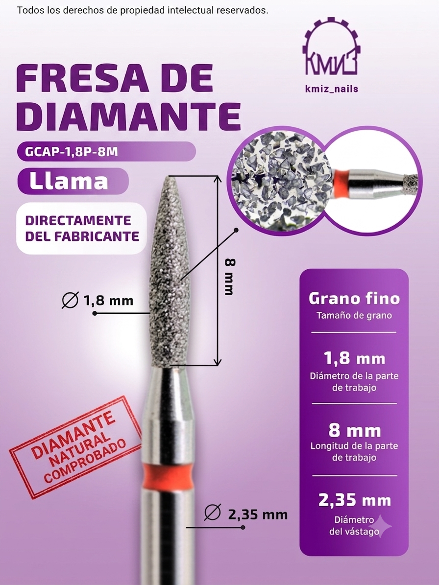 Llama 1,8-8 rojo