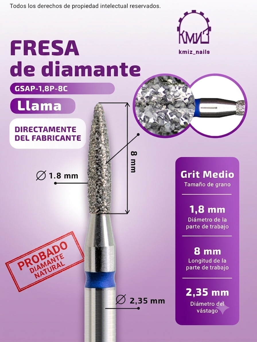 Lama 18-8 azul