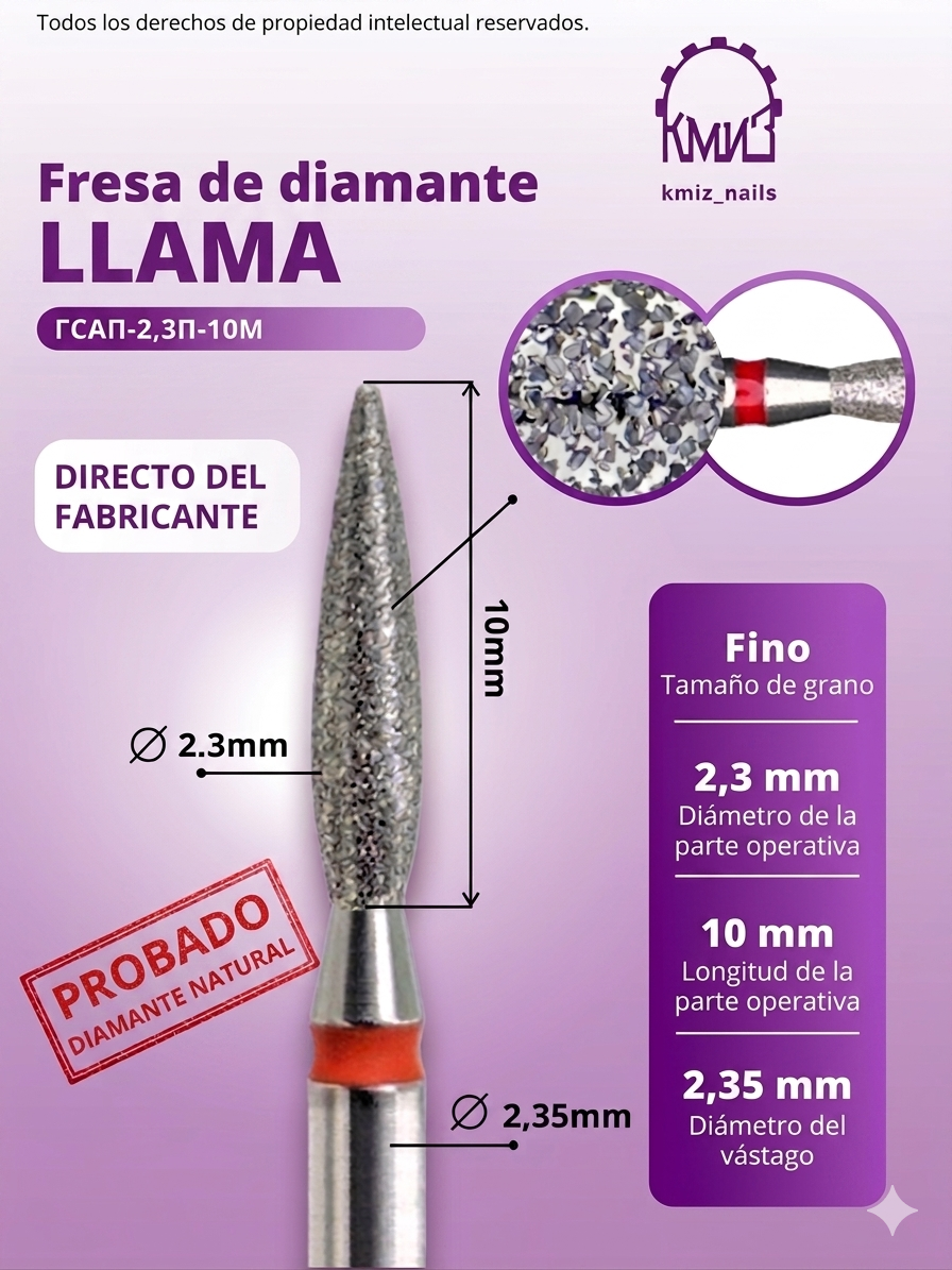 Llama 2,3-10 rojo
